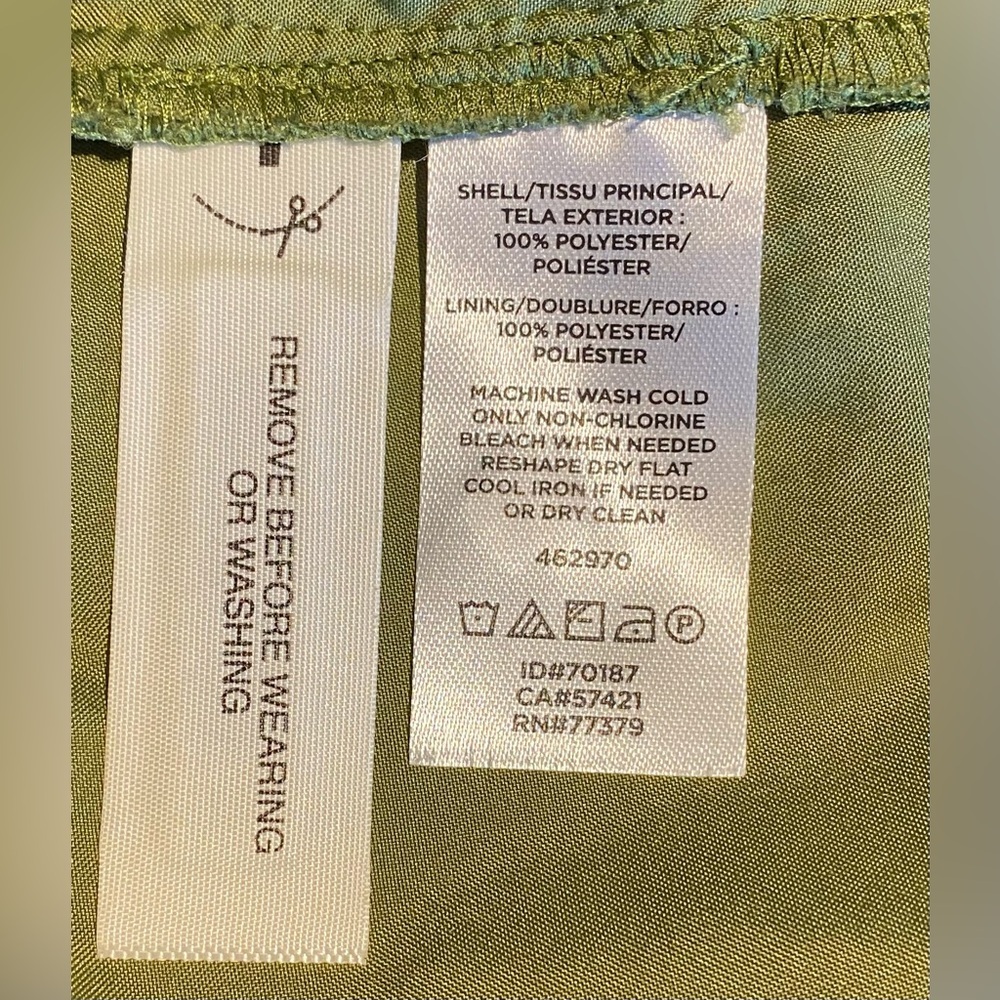 Ann Taylor Green Floral Lace Pencil Skirt - Picture 8 of 8